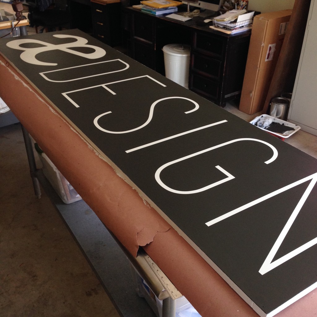 AE Design Hand Painted Sign